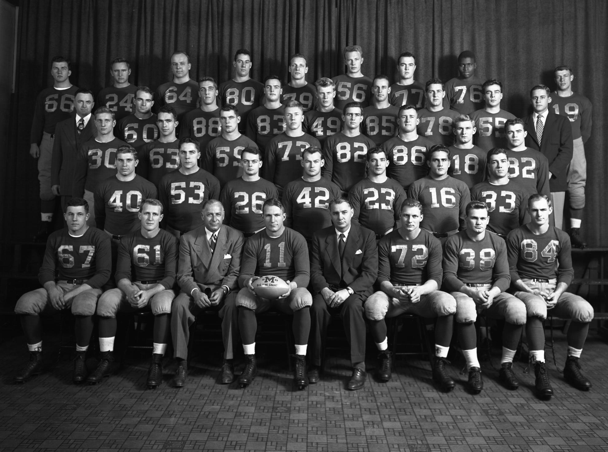 Michgian Football Team 1949