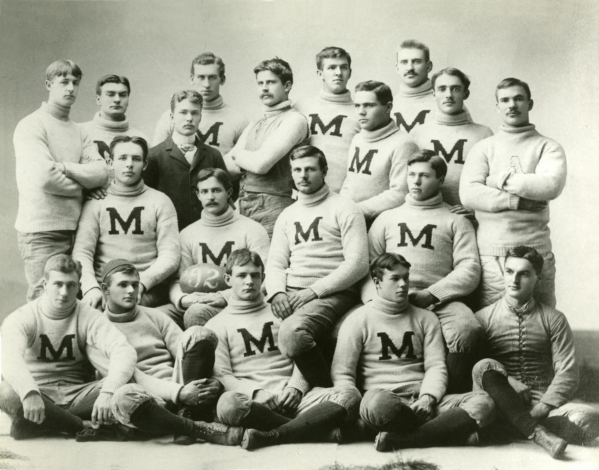 Michigan Football Team 1891 | bigbluefootballhistory.com
