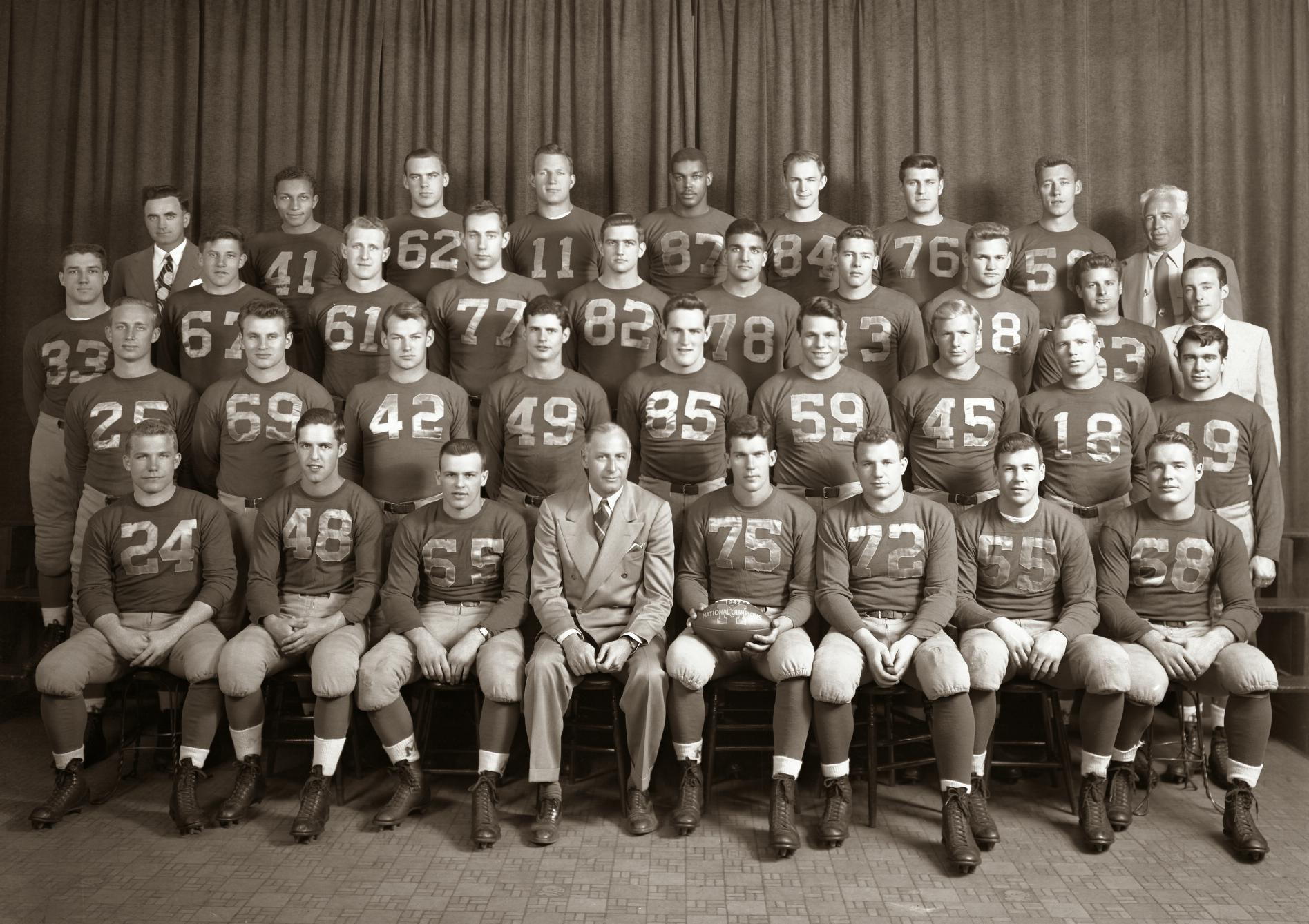 1947 Michigan Football Team | bigbluefootballhistory.com